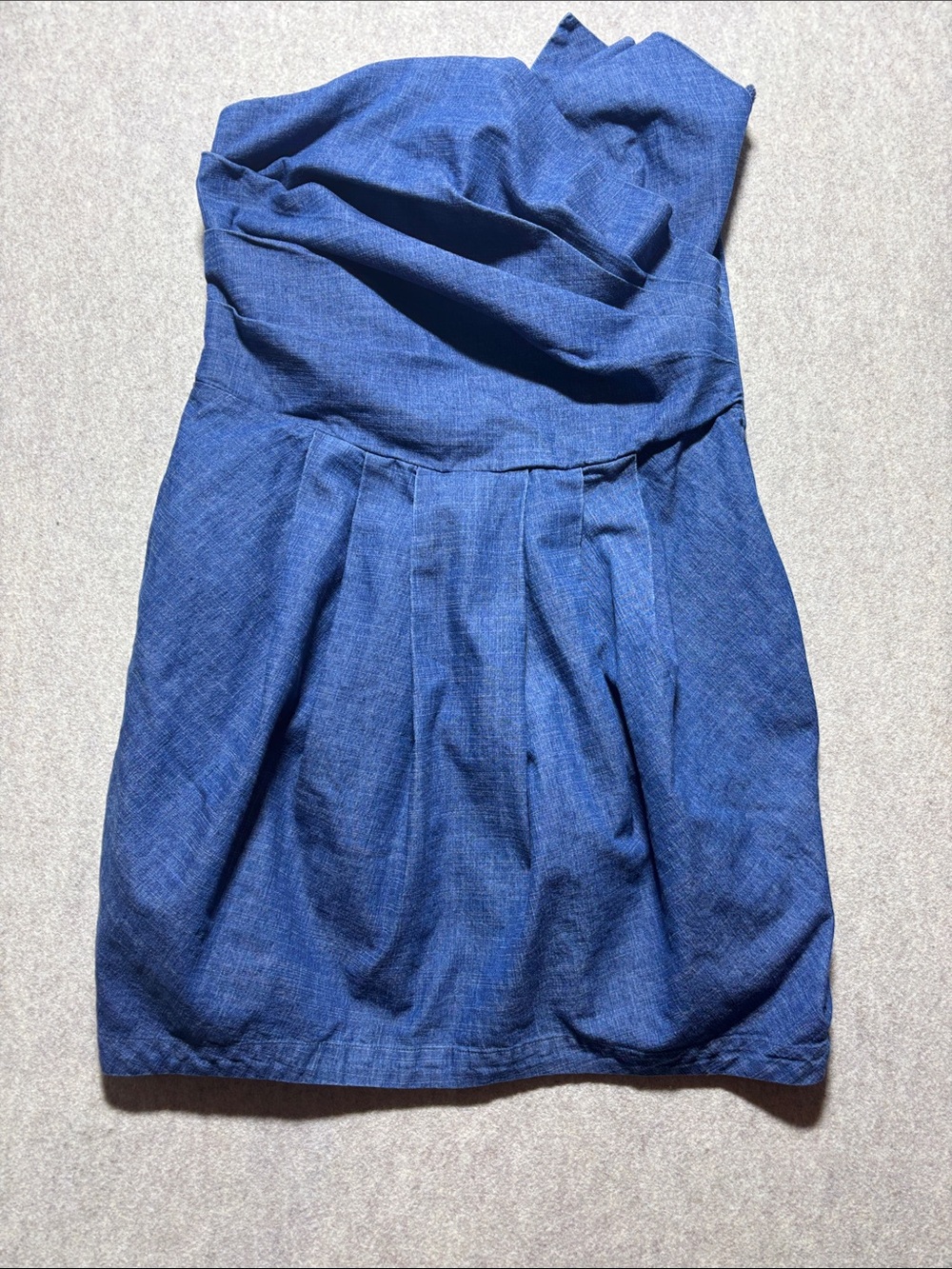 Women's XXI Jean Dress Strapless Size Large (13)